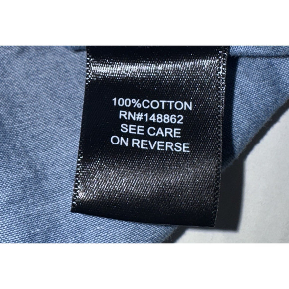 Torrid Womens 6X Shirt Denim Chambray Western Rodeo Fall Cowgirl Cotton Soft - Picture 6 of 7